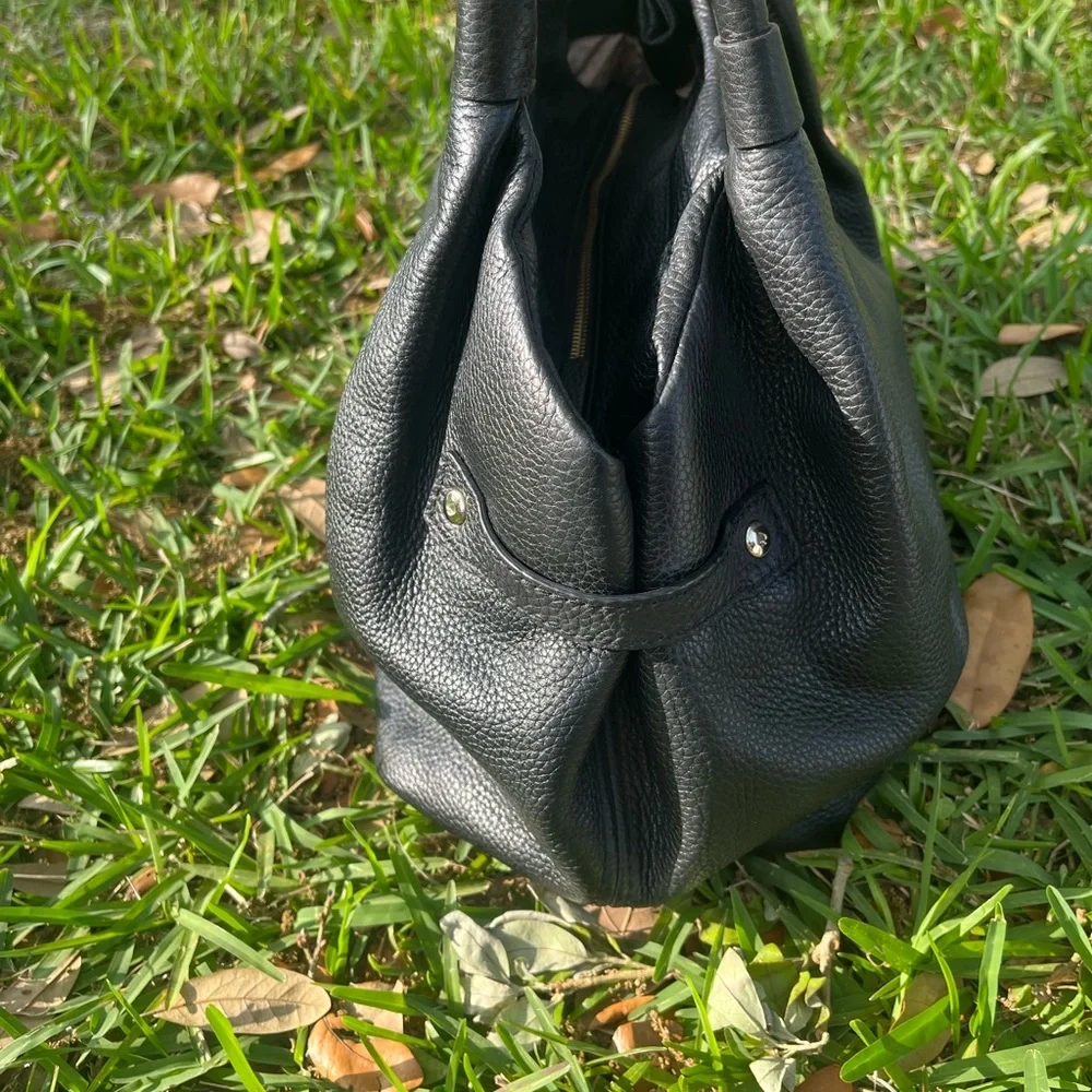 Kate Spade Large Walker Park Black Pebbled Leather. EUC - Picture 5 of 11